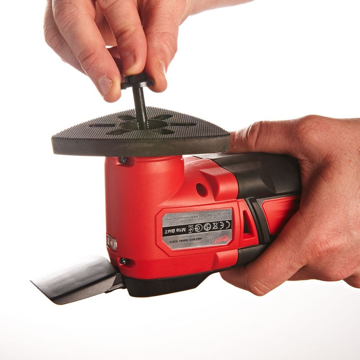 Milwaukee M18BMT-0 M18 18V Compact Multi Tool Body with 8 Piece Accessories Set