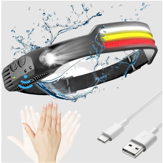 X3 Waterproof Rechargeable LED Headlamp